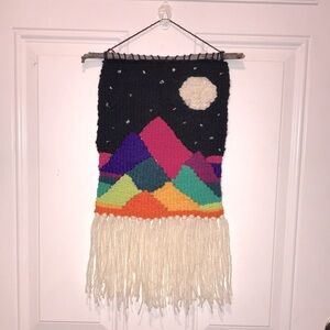 Handmade Colorful Mountain Weaving